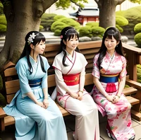 As tres japonesas