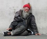 Homeless man