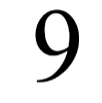 This is the number 9