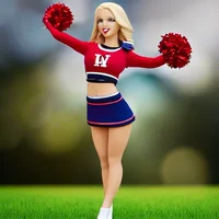 Bratty cheerleader 