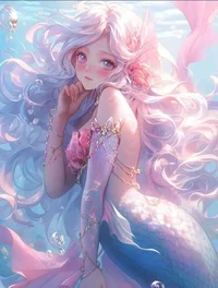 Violet the mermaid 