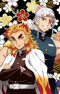 Kyojuro and Tengen