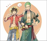 Zoro and Luffy 