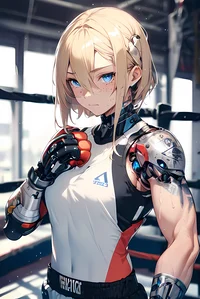 Robotic Boxing Girl