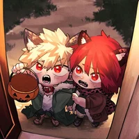 Kirishima and Bakugo