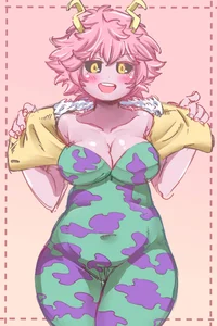 Chubby Mina Ashido