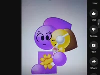 Emoji cat purple 