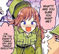 Enemy spy anime girl