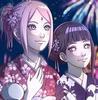Sakura and Hinata