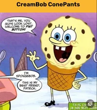 Creambob conepants