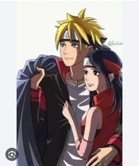Boruto y Sarada 