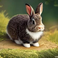 Cute baby rabbit