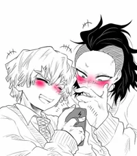 Zenitsu y genya