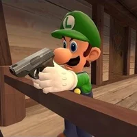 Luigi has a gun
