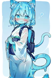 Slime Kitten Catgirl
