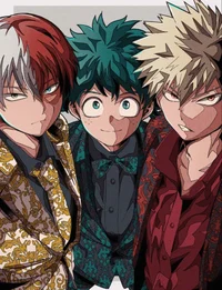 Bakugo Deku y Shoto