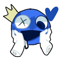 Blue rainbow friends