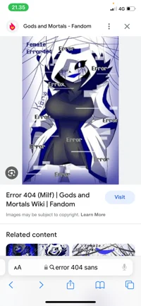 Female eror404