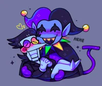Spamton and Jevil 