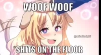 Meme dog girl