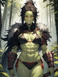 Giant orc girl