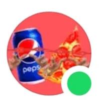 Pizza con Pepsi