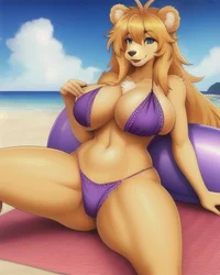 Beach Bear Molly