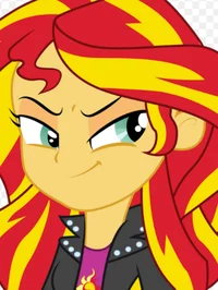 Mean sunset shimmer
