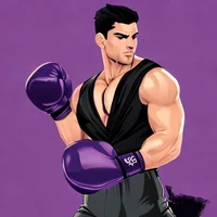 Purple Boxer