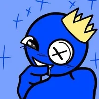 Blue rainbow friends