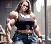 Muscle-Bound Woman