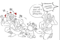 Jiraiya Kakashi tsun