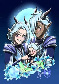 Rayla an her parents