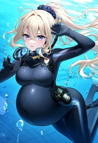 Pregnant Diver