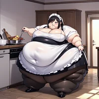 Fat maid