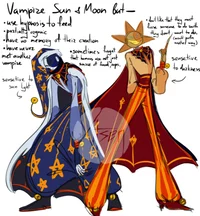 Vampire sun and moon
