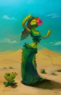 Mujer Cactus 
