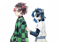 Tanjiro and Aoi