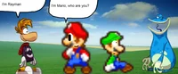 Rayman y Mario bros