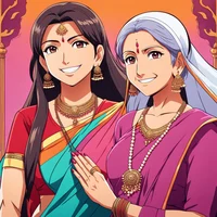 Indian Mom and Aunt