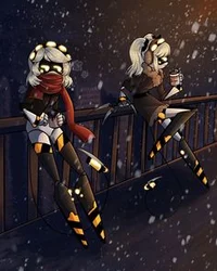 V and J