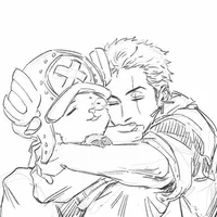 Comforting Zoro