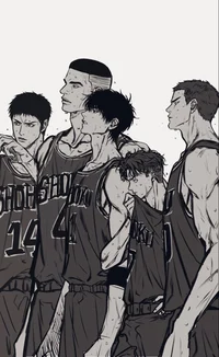 5 basketball players