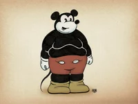 Obese Mickey Mouse