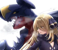 Cynthia and Garchomp
