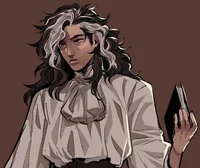 Tired poet from 1700