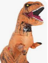 The inflatable dino