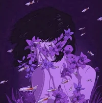 A Girl in flowers