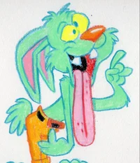 Wacky green rabbit
