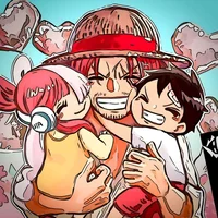 Child Luffy and Uta